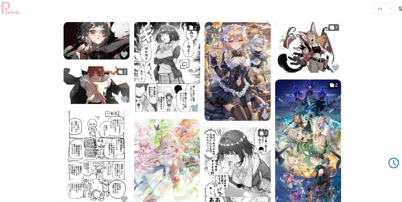 简洁好用的 PIXIV 第三方推荐：PIXIVIC