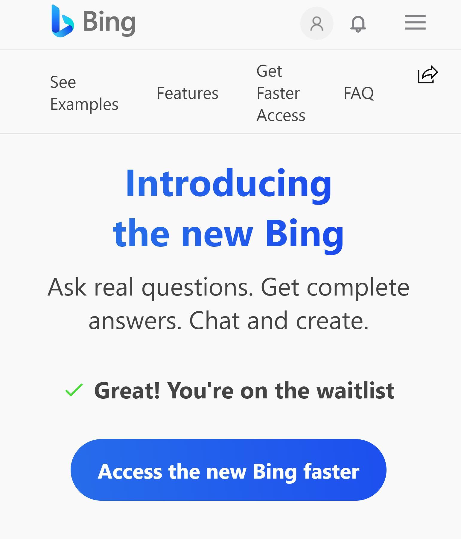 手把手教你抢BingChatGPT免费体验名额